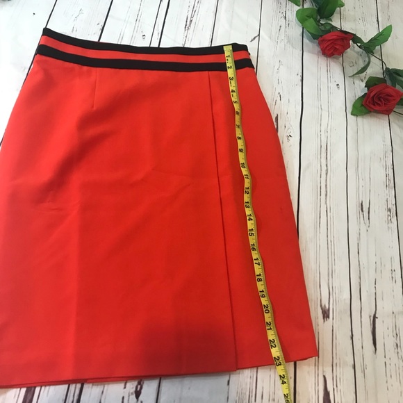 Worthington orange wrap pencil skirt - Picture 5 of 8